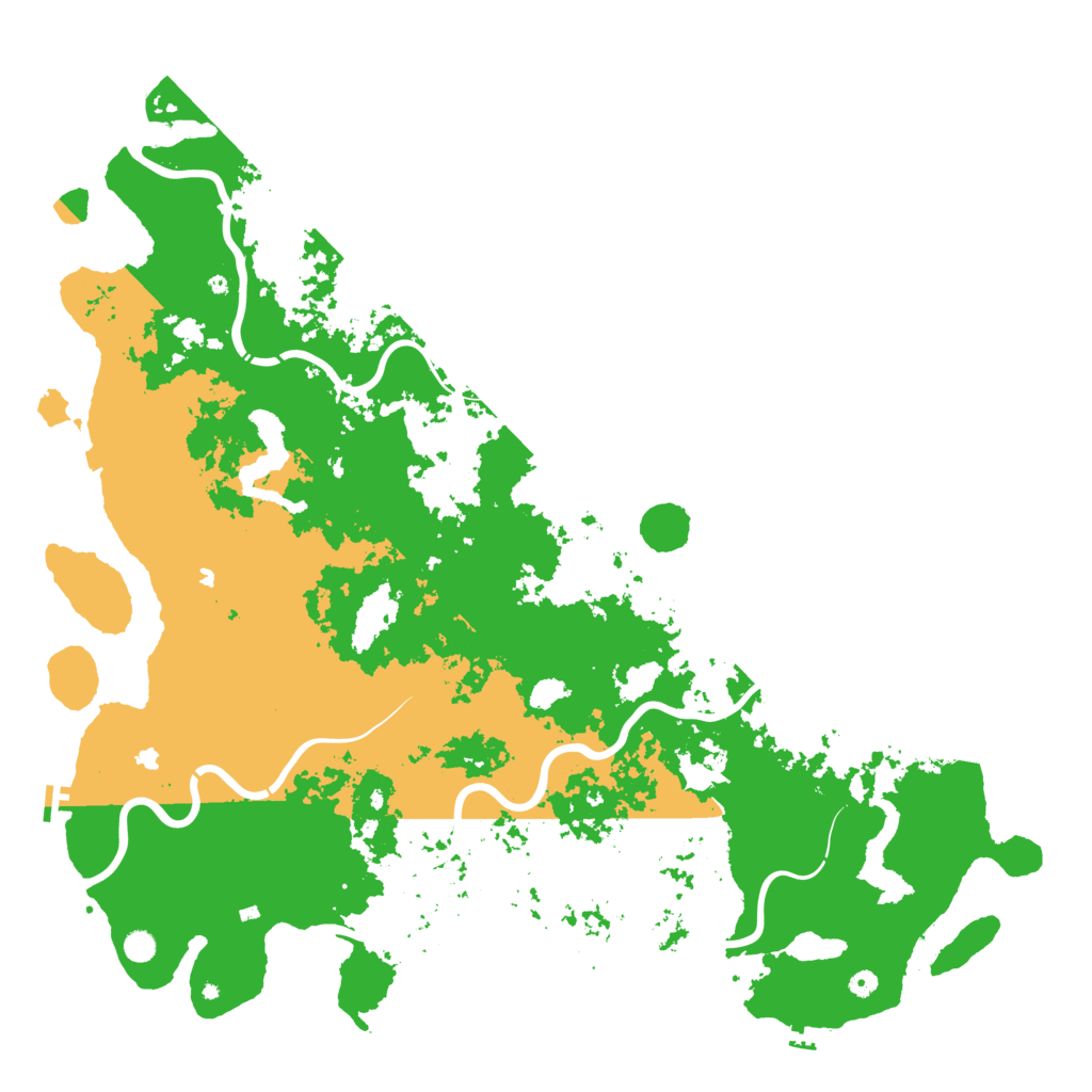 Biome Rust Map: Procedural Map, Size: 6000, Seed: 482025