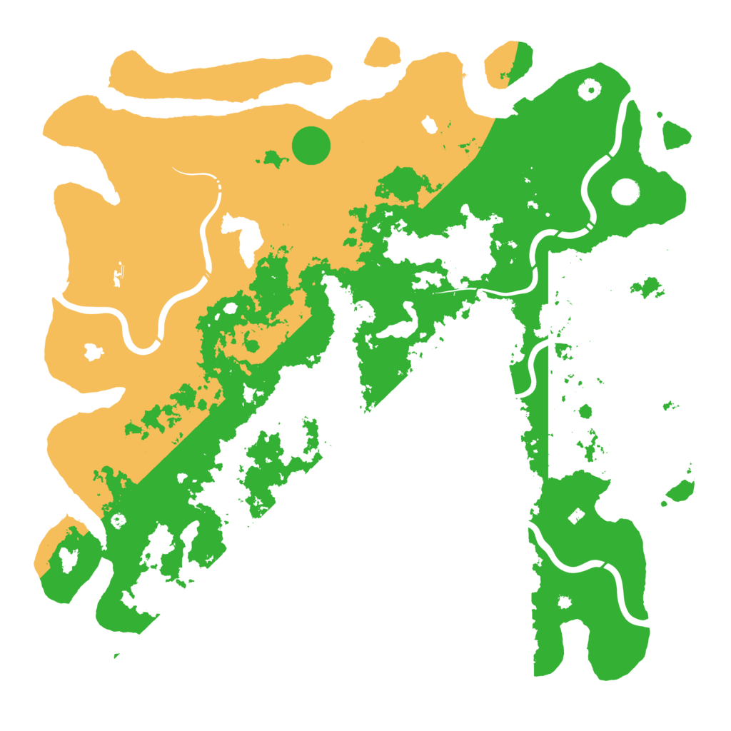 Biome Rust Map: Procedural Map, Size: 5000, Seed: 1146954964