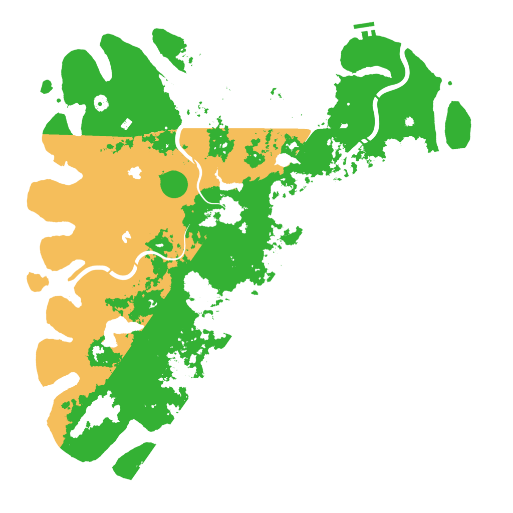 Biome Rust Map: Procedural Map, Size: 5000, Seed: 1365235115