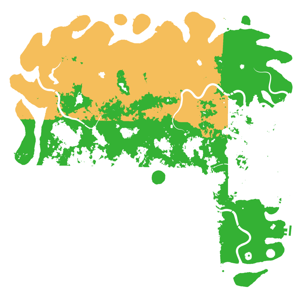 Biome Rust Map: Procedural Map, Size: 6000, Seed: 1727121543
