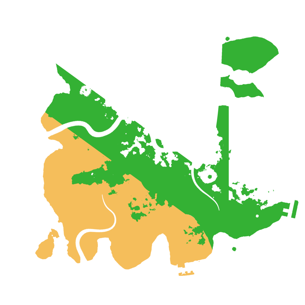 Biome Rust Map: Procedural Map, Size: 3000, Seed: 987455