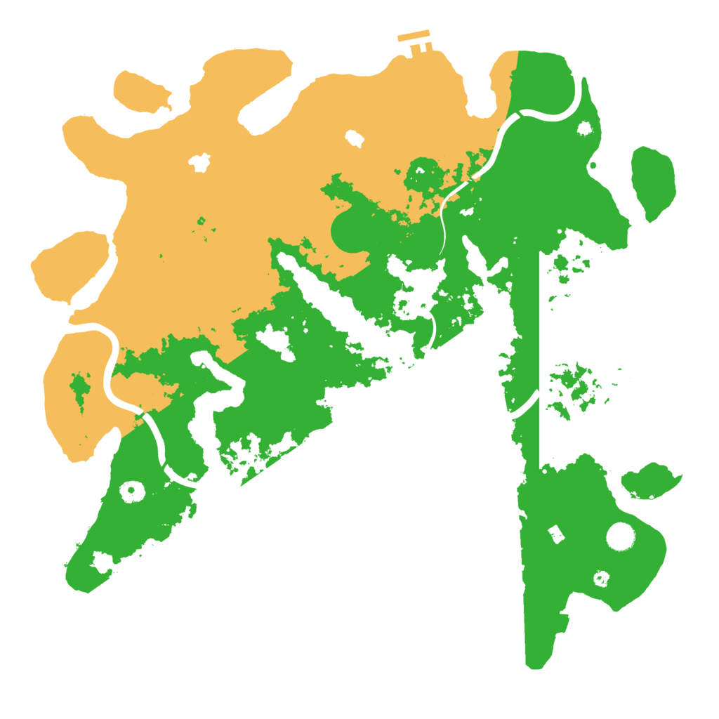 Biome Rust Map: Procedural Map, Size: 4500, Seed: 315193106