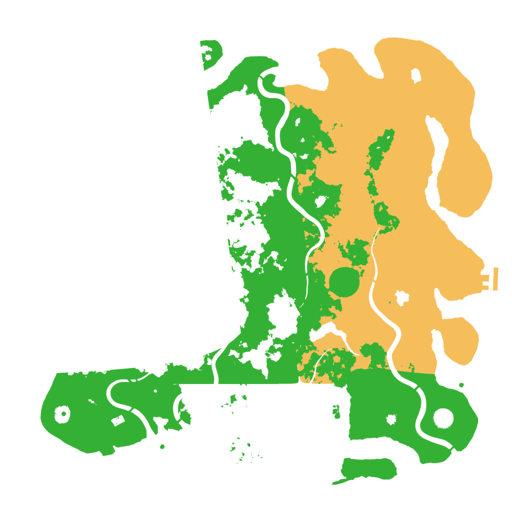 Biome Rust Map: Procedural Map, Size: 4500, Seed: 692753677