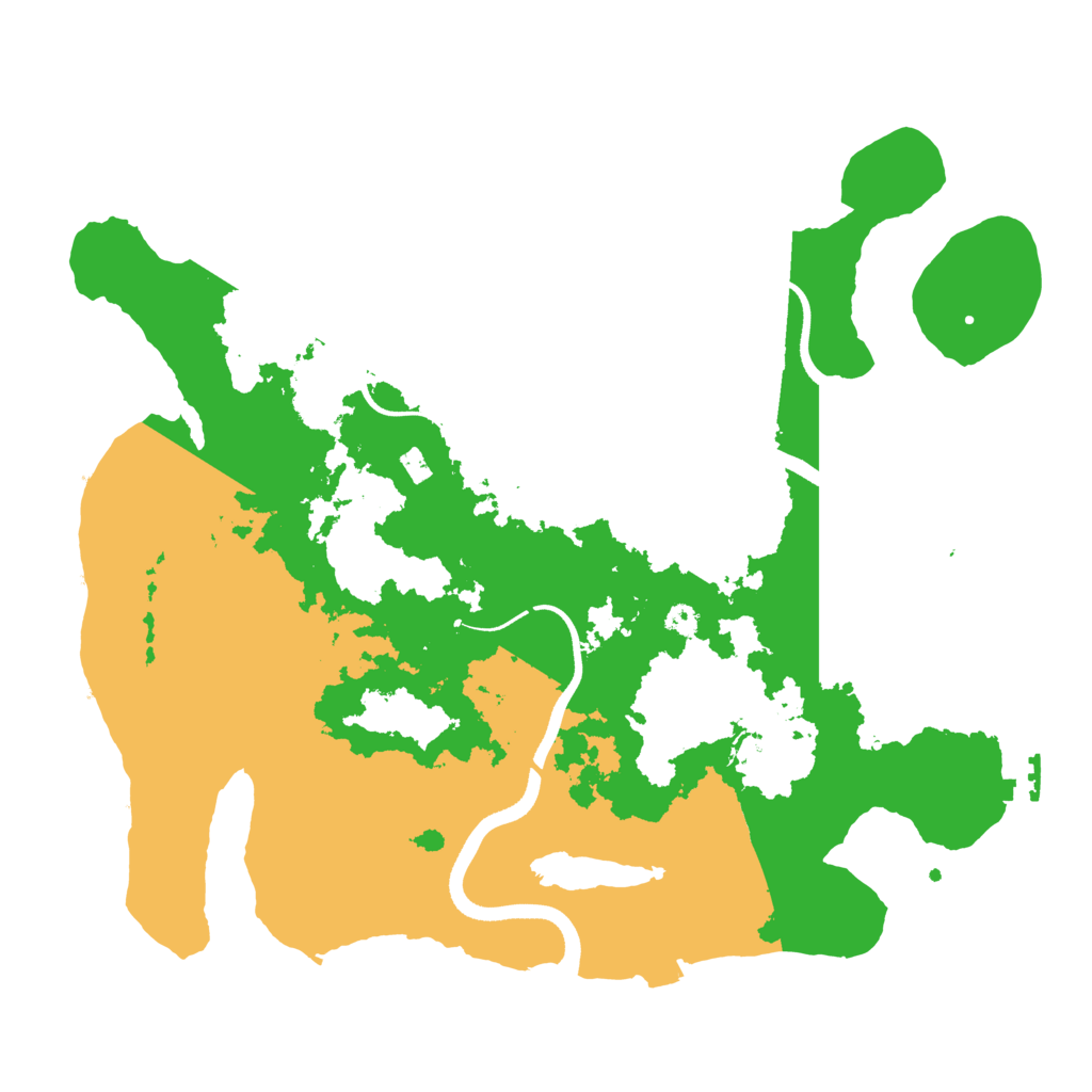 Biome Rust Map: Procedural Map, Size: 3500, Seed: 1230223635