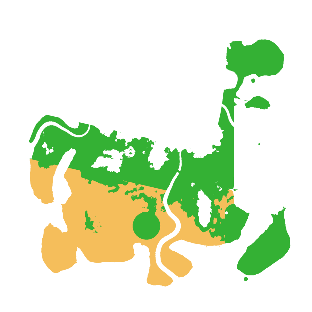 Biome Rust Map: Procedural Map, Size: 3000, Seed: 1145767477