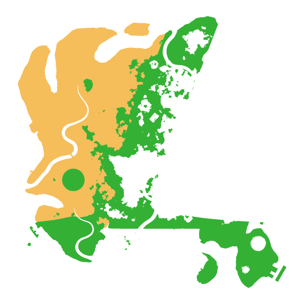 Biome Rust Map: Procedural Map, Size: 3600, Seed: 1635605062