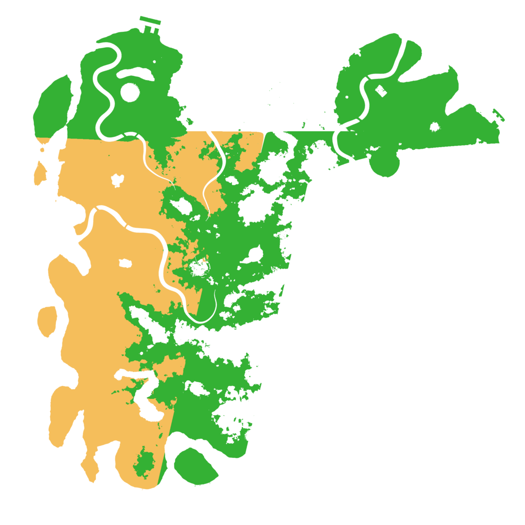 Biome Rust Map: Procedural Map, Size: 5000, Seed: 345685