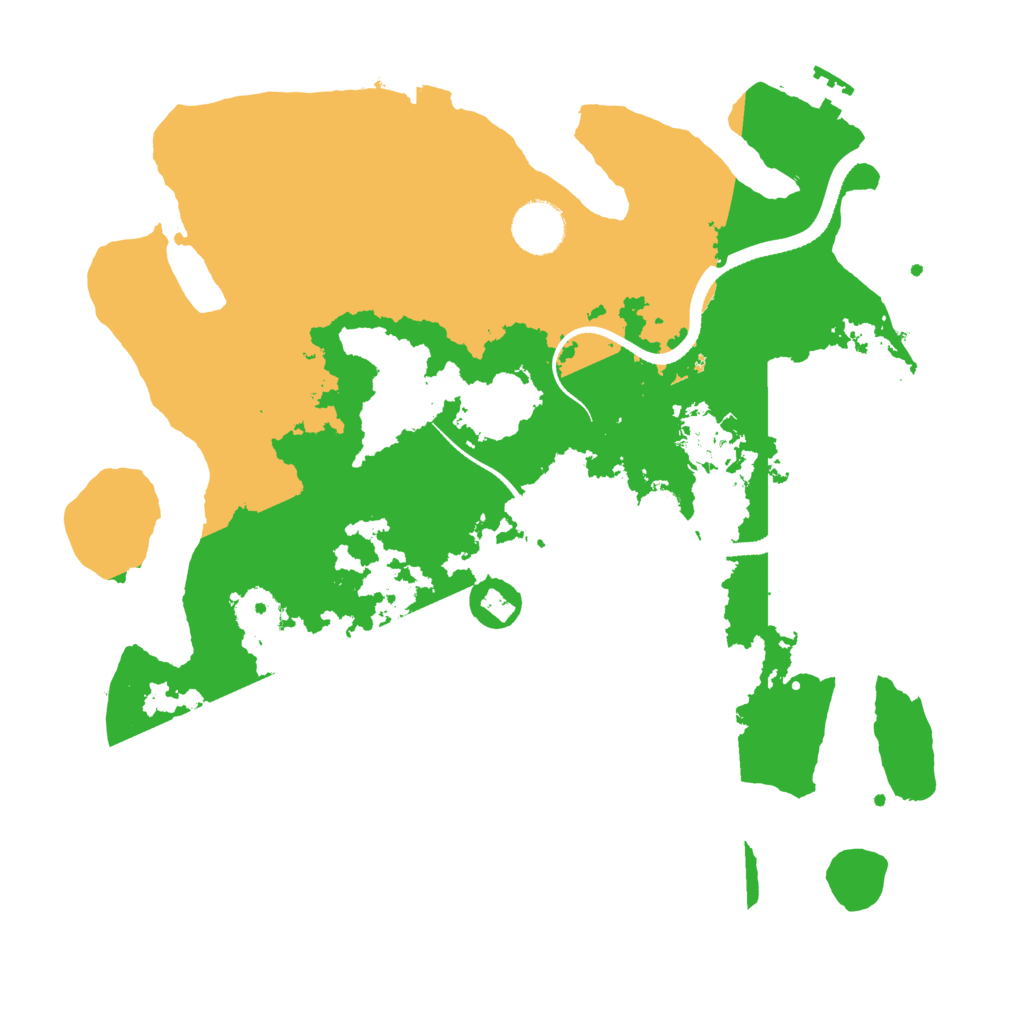 Biome Rust Map: Procedural Map, Size: 3400, Seed: 1844141139