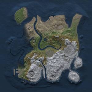 Thumbnail Rust Map: Procedural Map, Size: 2800, Seed: 244370750, 8 Monuments