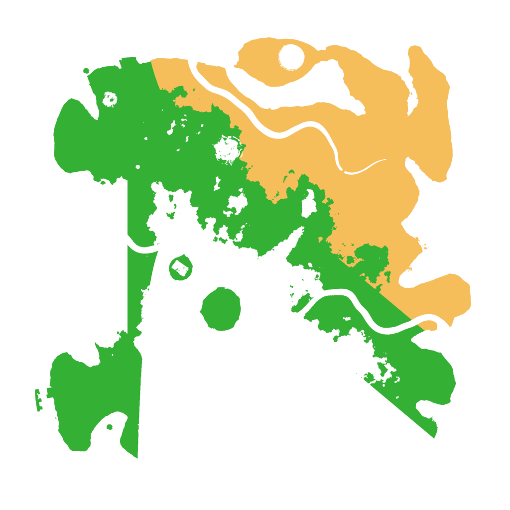 Biome Rust Map: Procedural Map, Size: 3500, Seed: 462451390