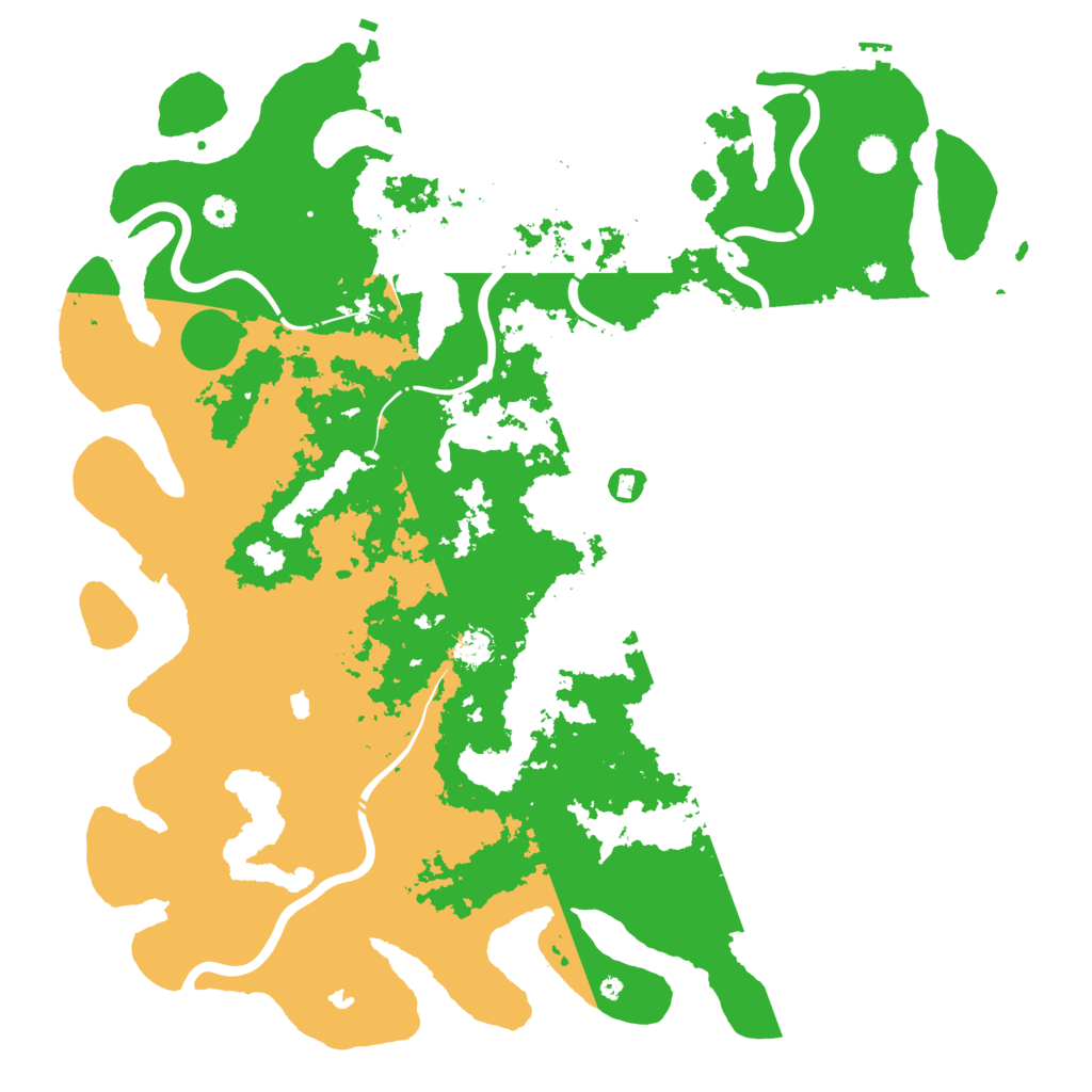 Biome Rust Map: Procedural Map, Size: 5000, Seed: 163049018