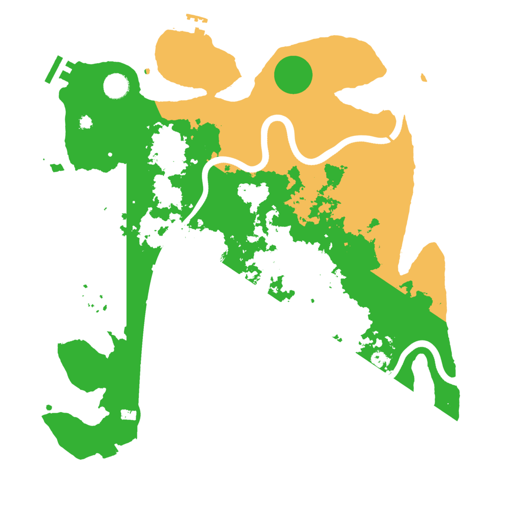 Biome Rust Map: Procedural Map, Size: 3500, Seed: 1218819956