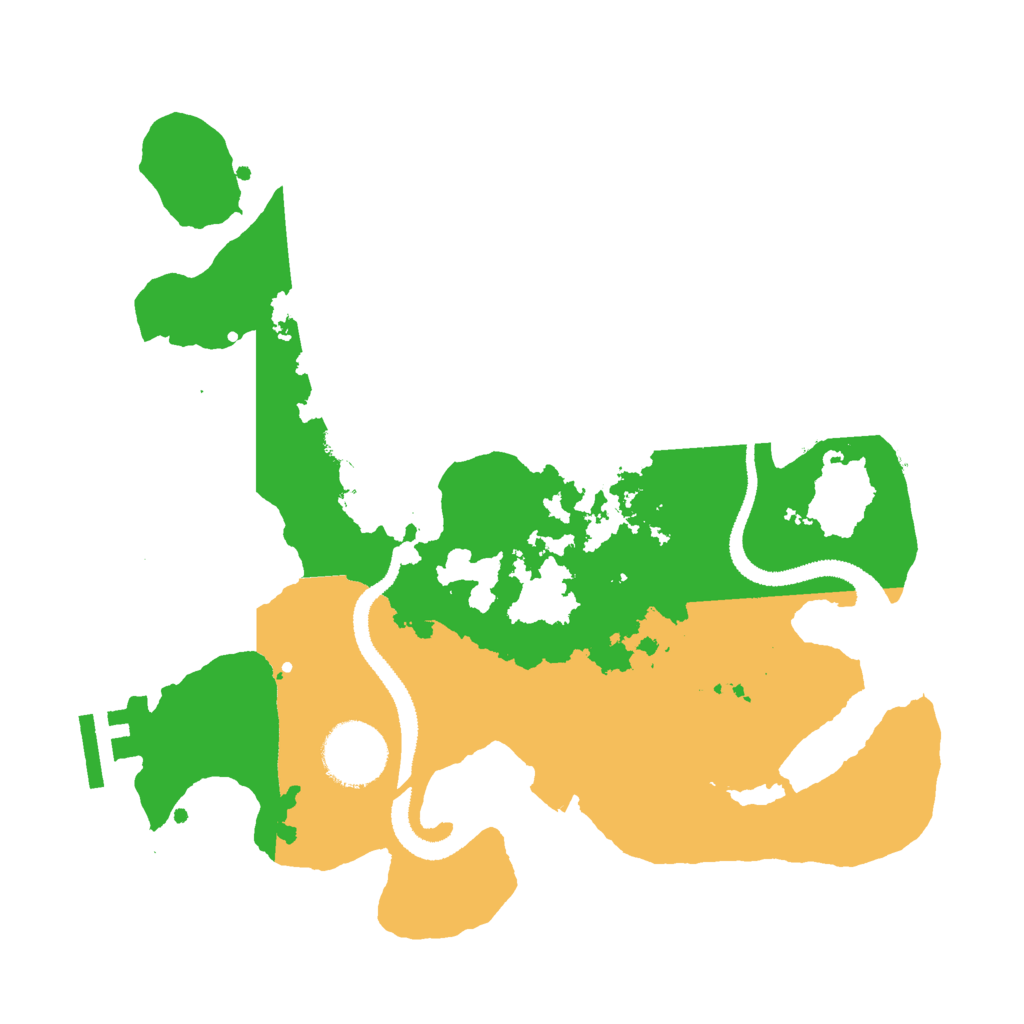 Biome Rust Map: Procedural Map, Size: 2800, Seed: 45673575