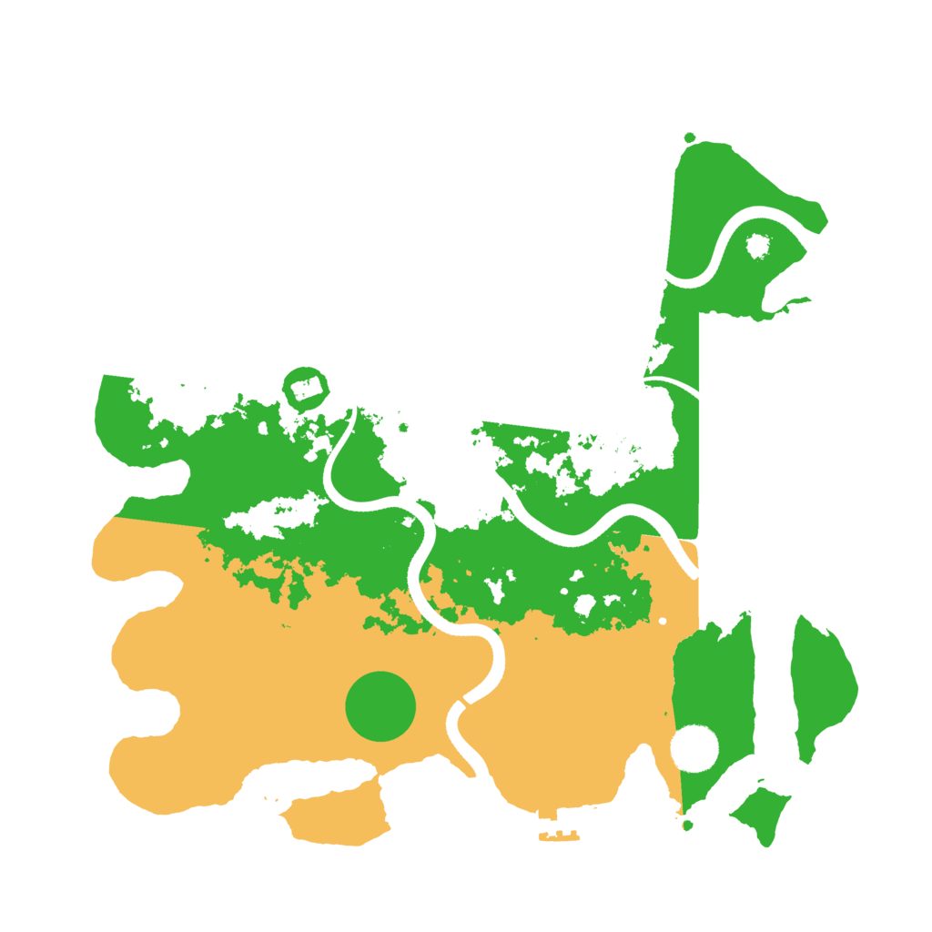 Biome Rust Map: Procedural Map, Size: 3496, Seed: 801239209