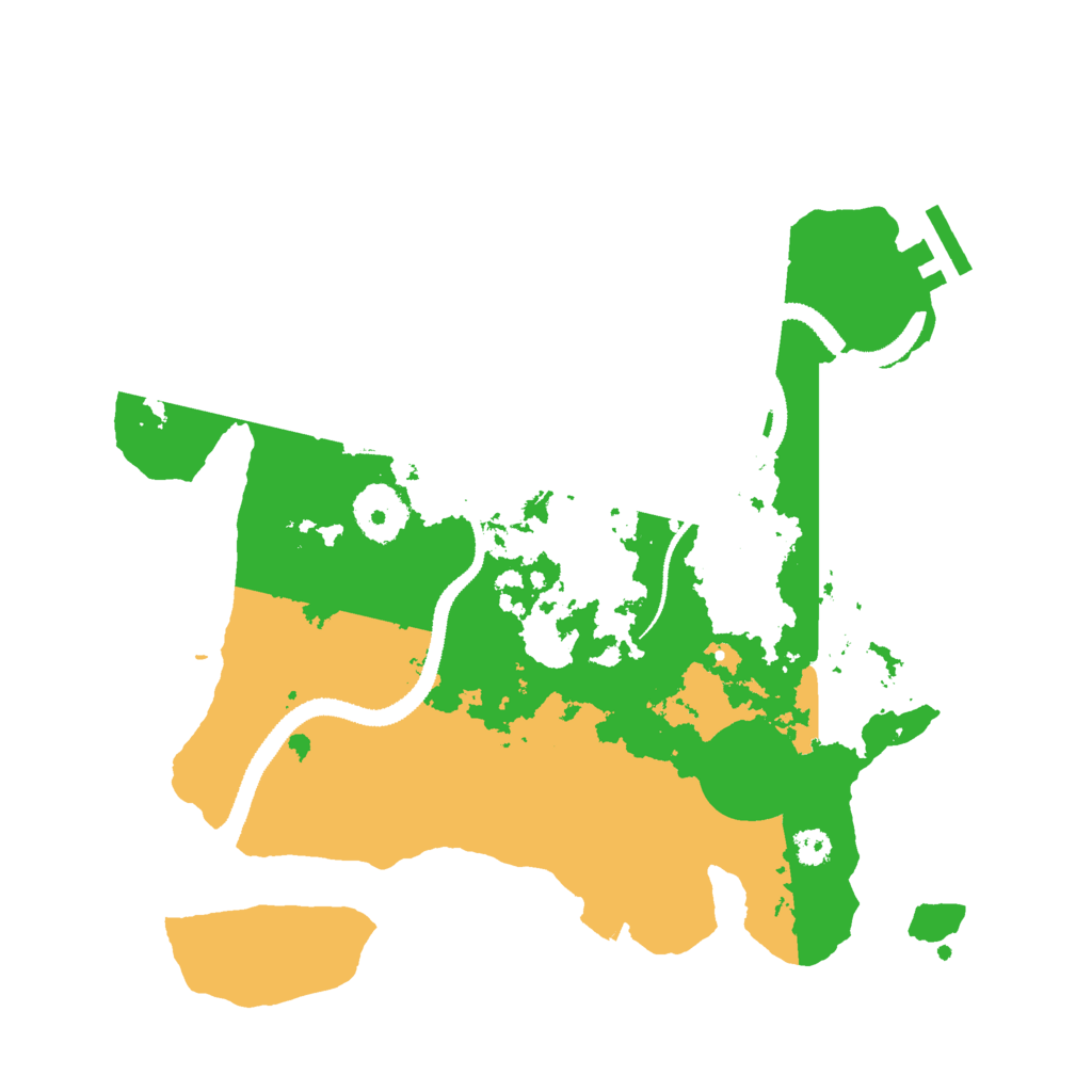 Biome Rust Map: Procedural Map, Size: 3000, Seed: 102443829