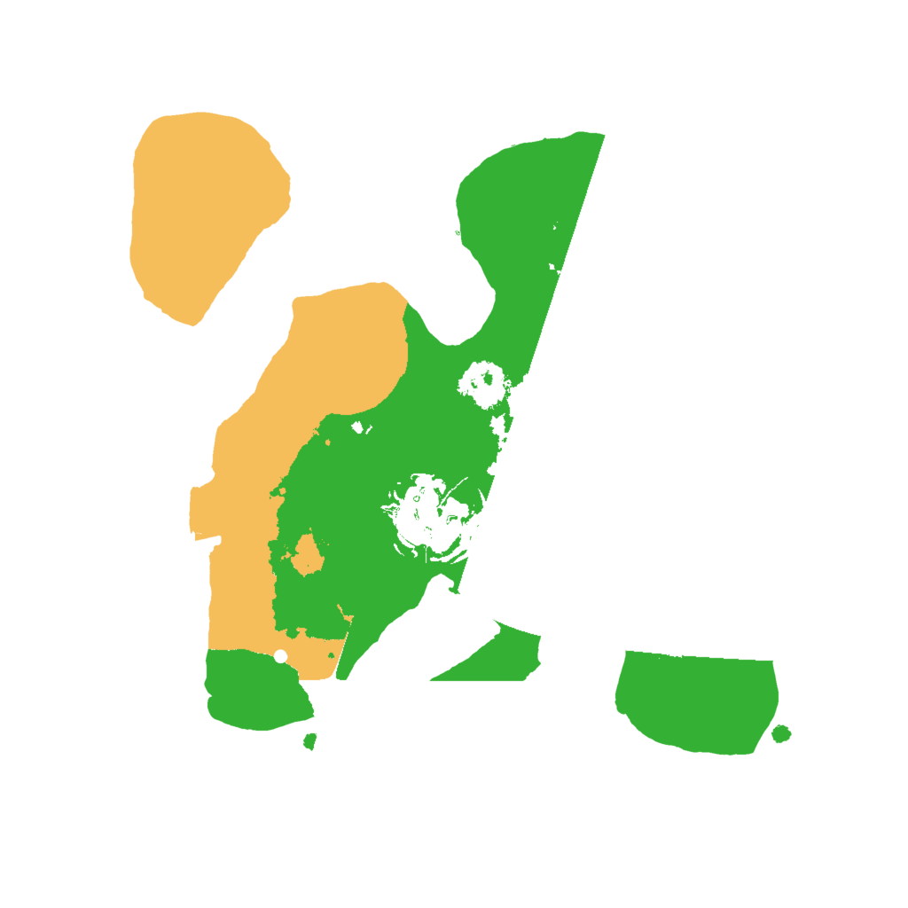 Biome Rust Map: Procedural Map, Size: 2000, Seed: 90210