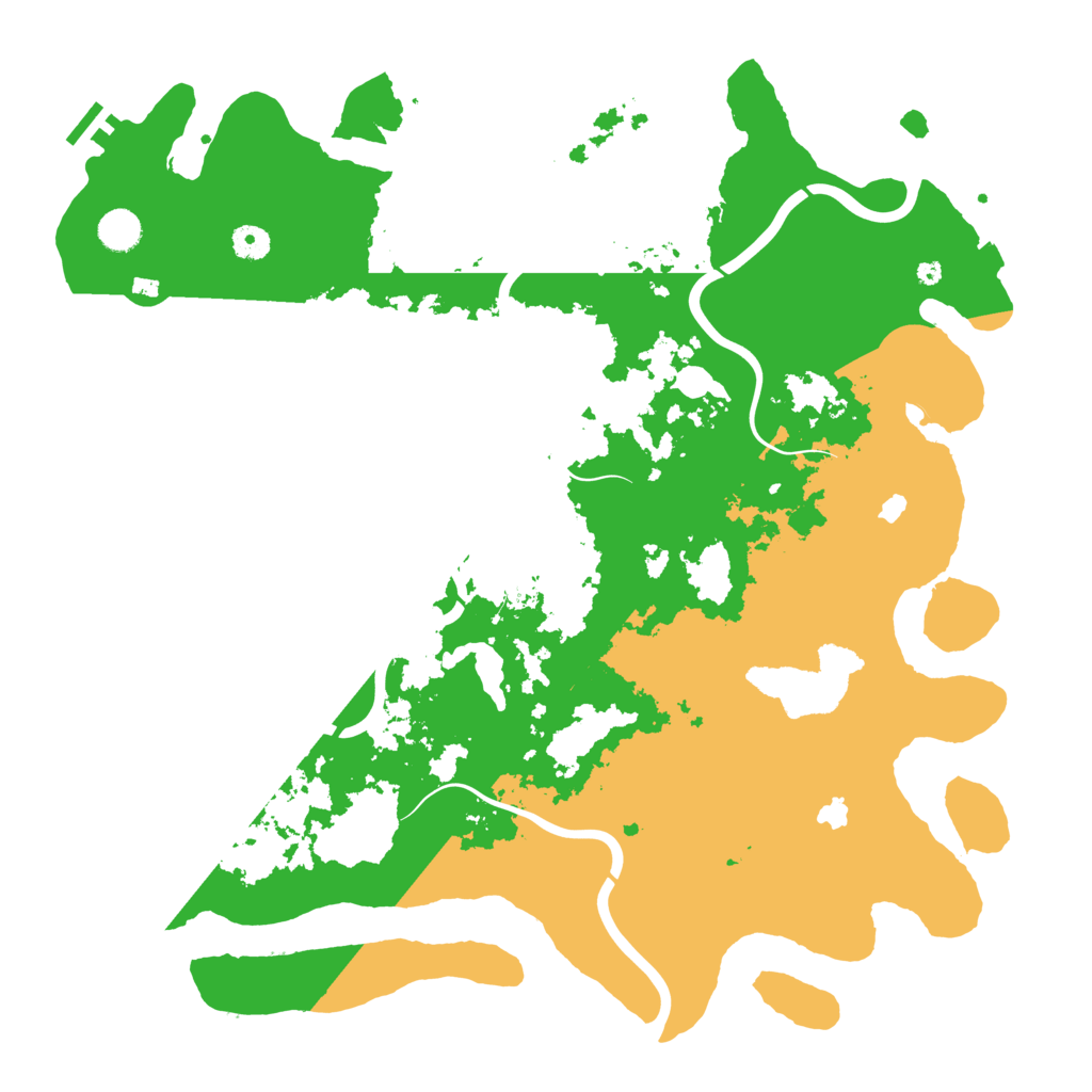 Biome Rust Map: Procedural Map, Size: 4500, Seed: 1246374456