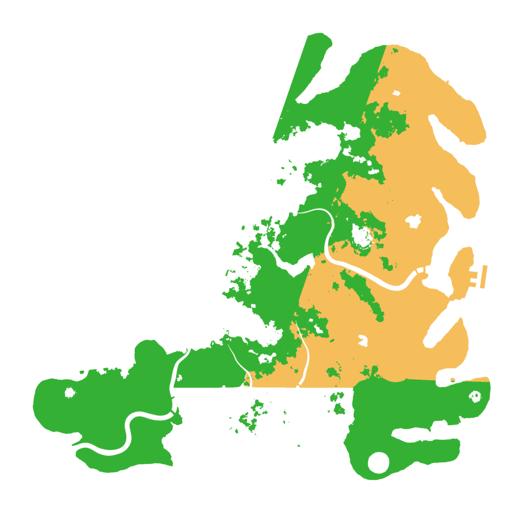 Biome Rust Map: Procedural Map, Size: 4500, Seed: 882769401