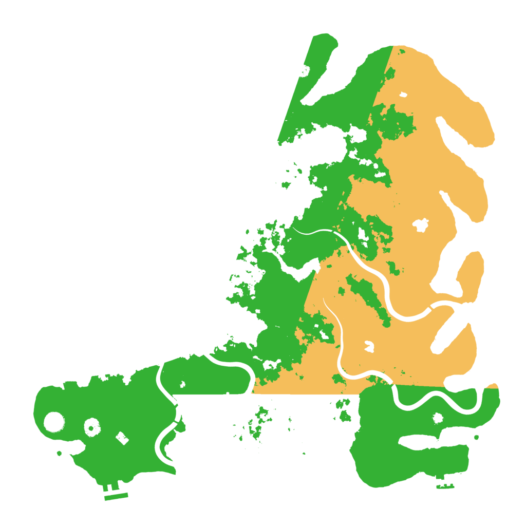 Biome Rust Map: Procedural Map, Size: 4500, Seed: 882769401