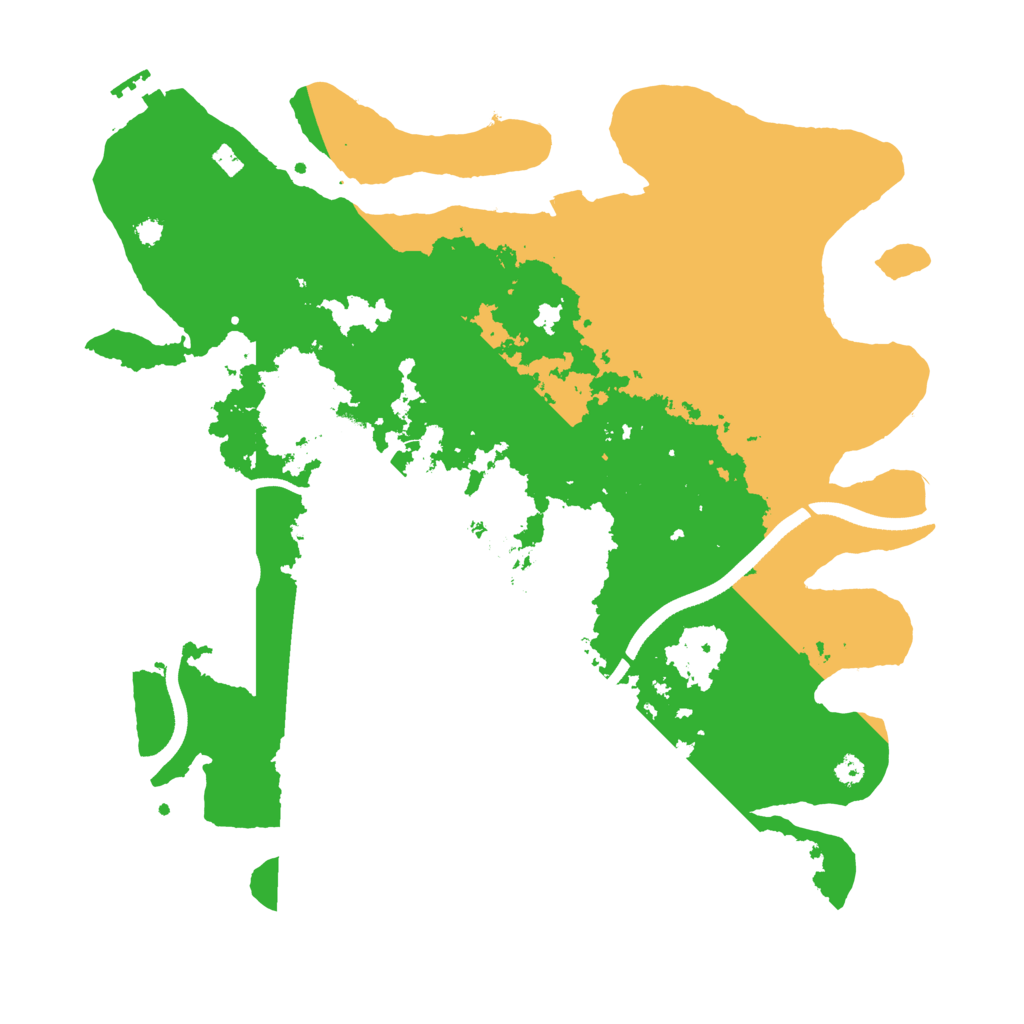 Biome Rust Map: Procedural Map, Size: 3600, Seed: 474536