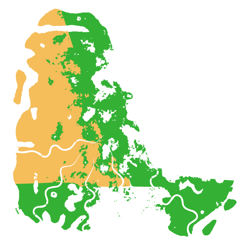 Biome Rust Map: Procedural Map, Size: 5999, Seed: 557736553