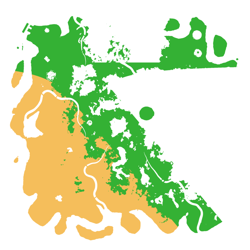 Biome Rust Map: Procedural Map, Size: 4800, Seed: 243880232