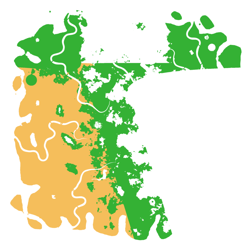 Biome Rust Map: Procedural Map, Size: 6000, Seed: 7057660