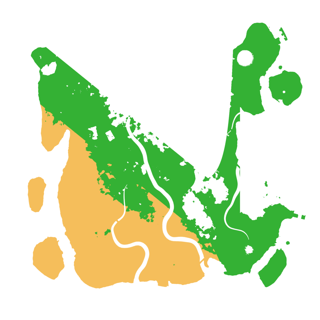 Biome Rust Map: Procedural Map, Size: 3500, Seed: 1034952052