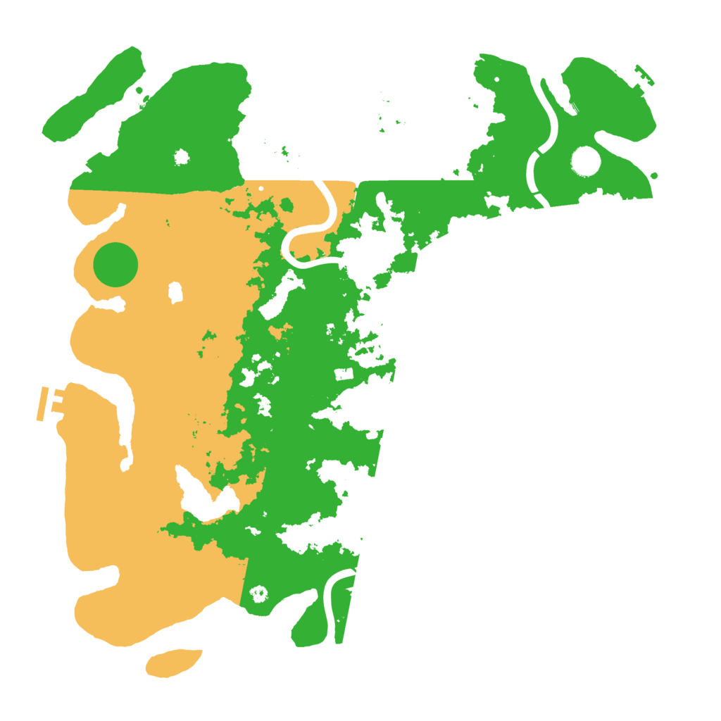 Biome Rust Map: Procedural Map, Size: 4250, Seed: 1303041246