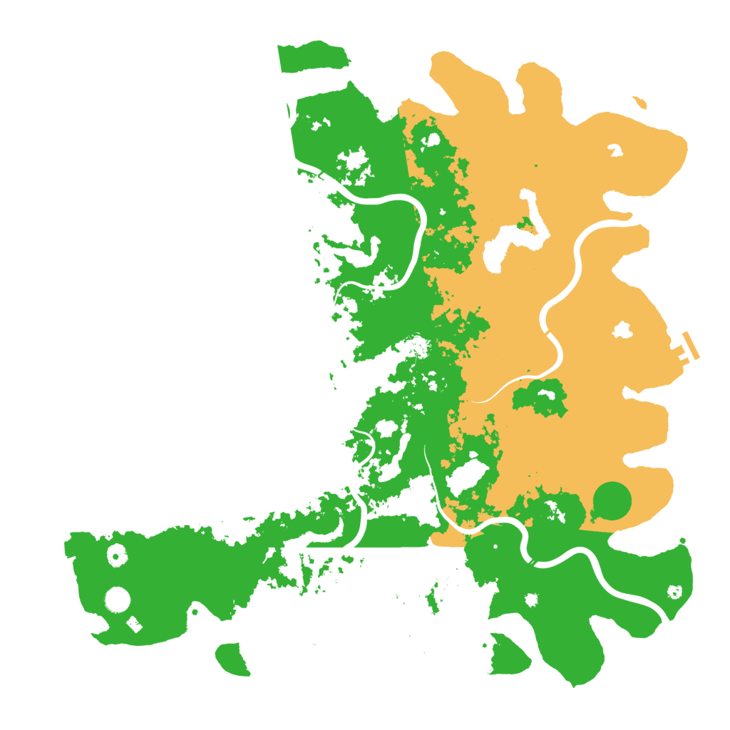 Biome Rust Map: Procedural Map, Size: 5000, Seed: 943402765