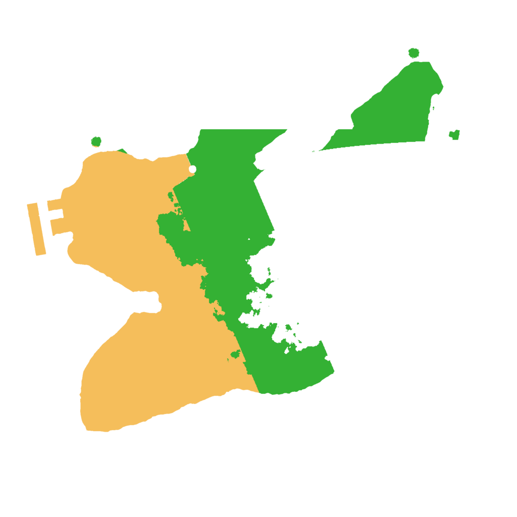 Biome Rust Map: Procedural Map, Size: 2000, Seed: 49751757
