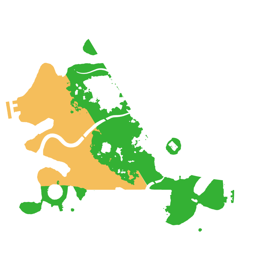 Biome Rust Map: Procedural Map, Size: 3000, Seed: 2025101215