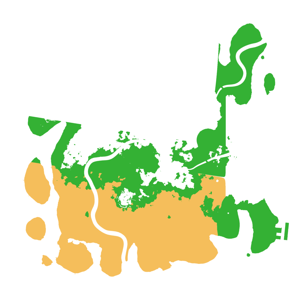 Biome Rust Map: Procedural Map, Size: 3500, Seed: 1267129344