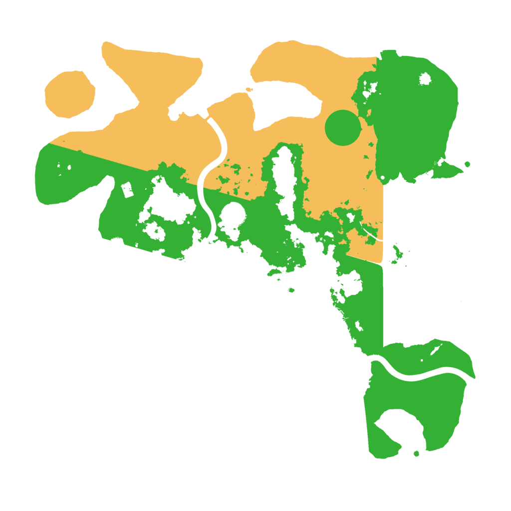 Biome Rust Map: Procedural Map, Size: 3750, Seed: 89506095