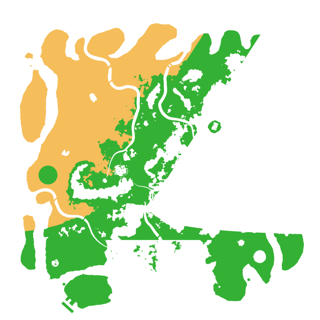 Biome Rust Map: Procedural Map, Size: 4500, Seed: 29683159