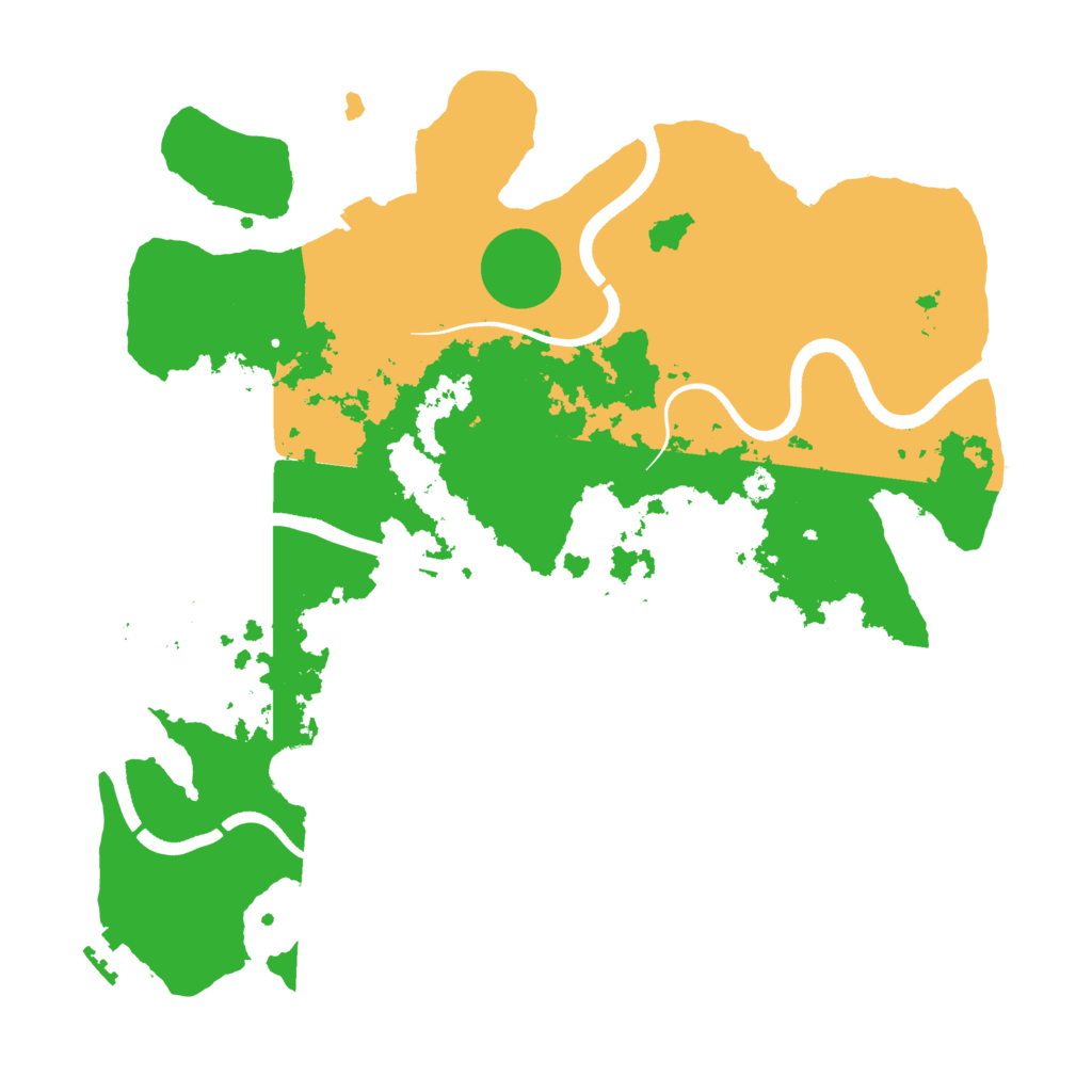 Biome Rust Map: Procedural Map, Size: 3600, Seed: 40653