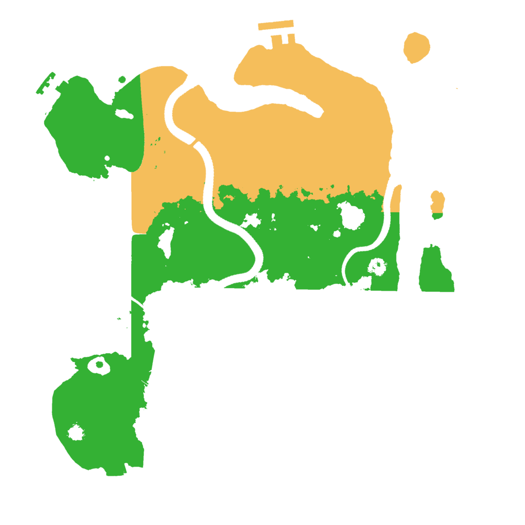 Biome Rust Map: Procedural Map, Size: 3000, Seed: 46437342