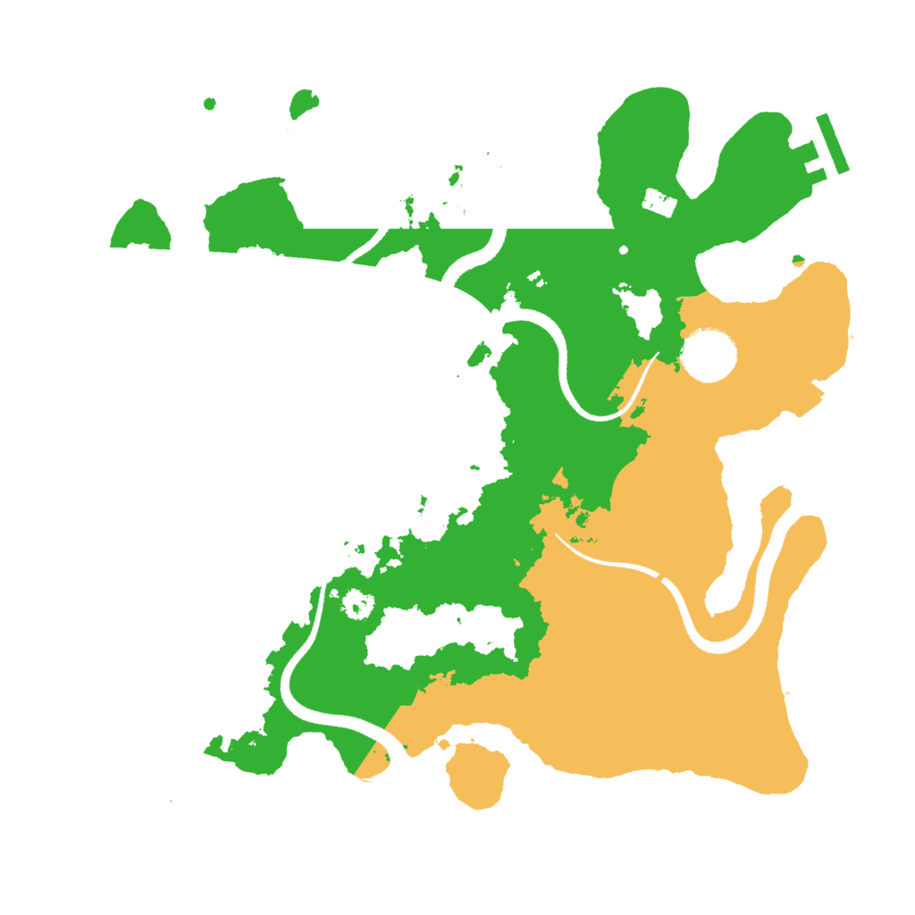 Biome Rust Map: Procedural Map, Size: 3000, Seed: 1868989803