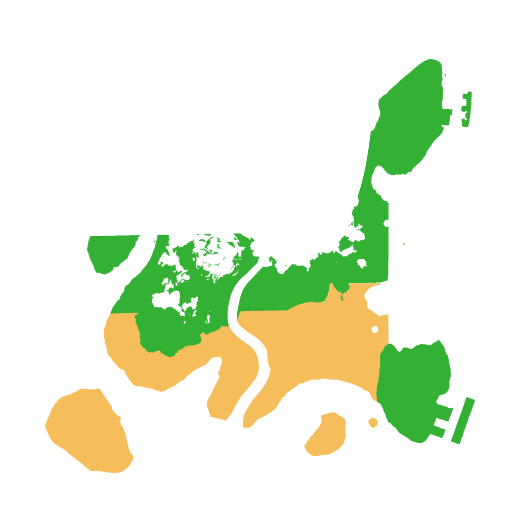 Biome Rust Map: Procedural Map, Size: 2222, Seed: 17762077