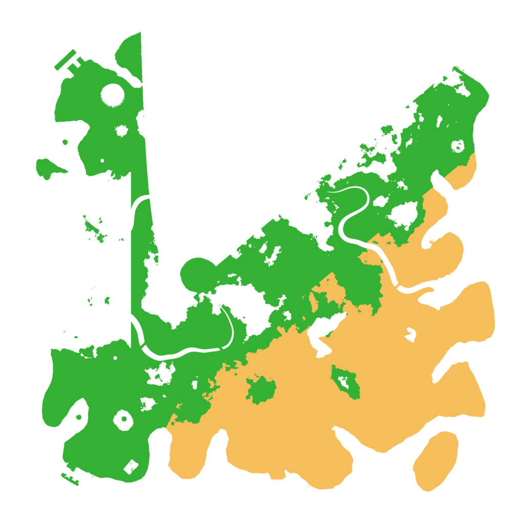 Biome Rust Map: Procedural Map, Size: 4000, Seed: 30207830