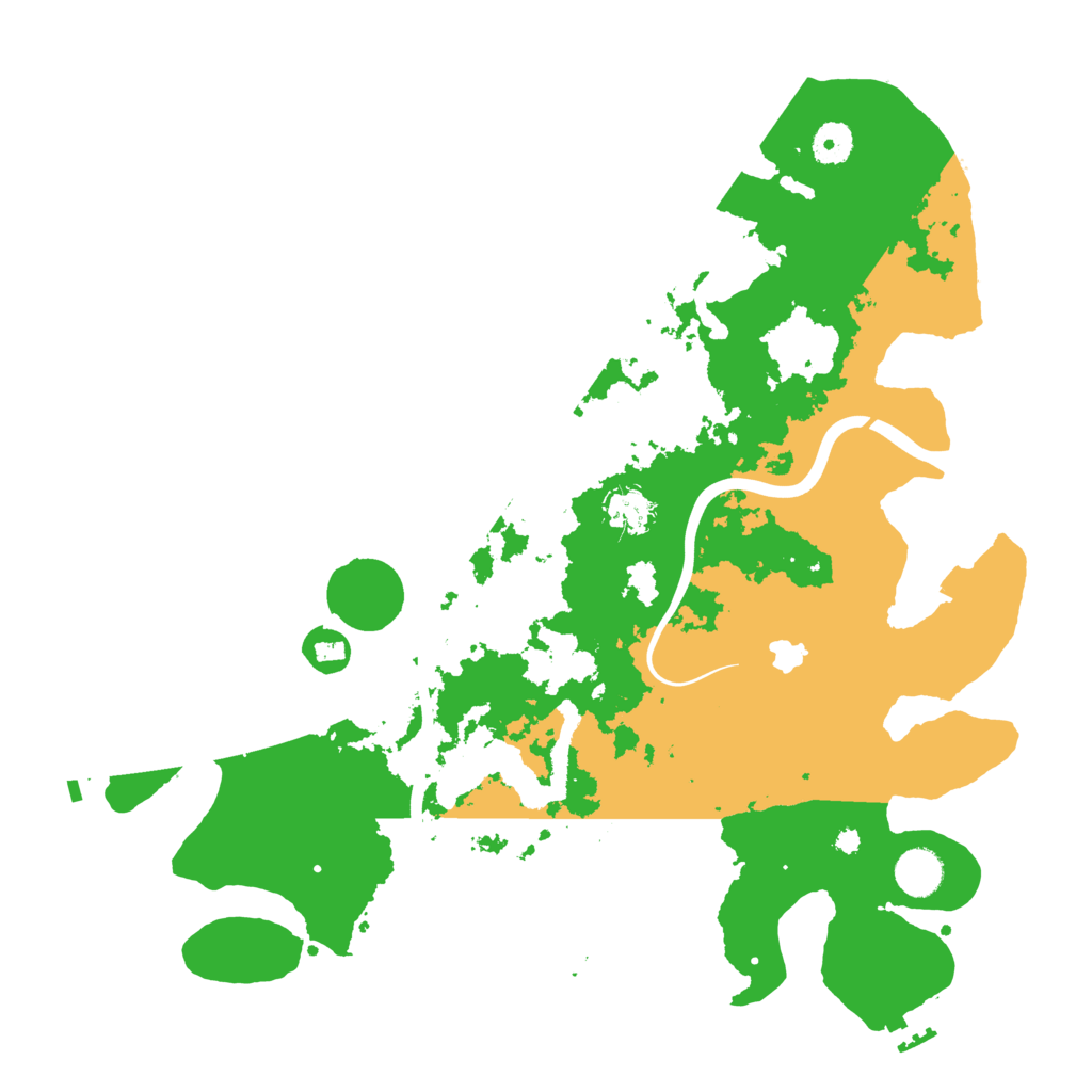 Biome Rust Map: Procedural Map, Size: 4000, Seed: 8065293