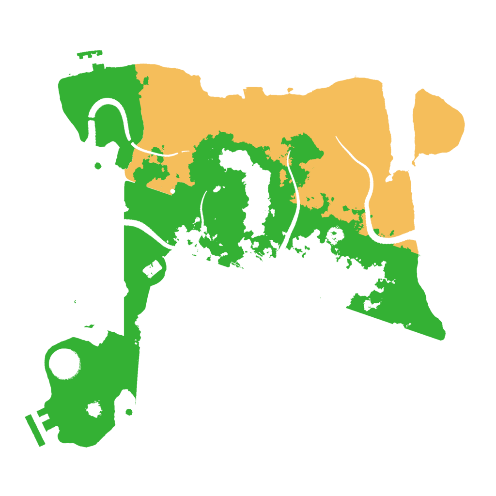 Biome Rust Map: Procedural Map, Size: 3000, Seed: 1762077