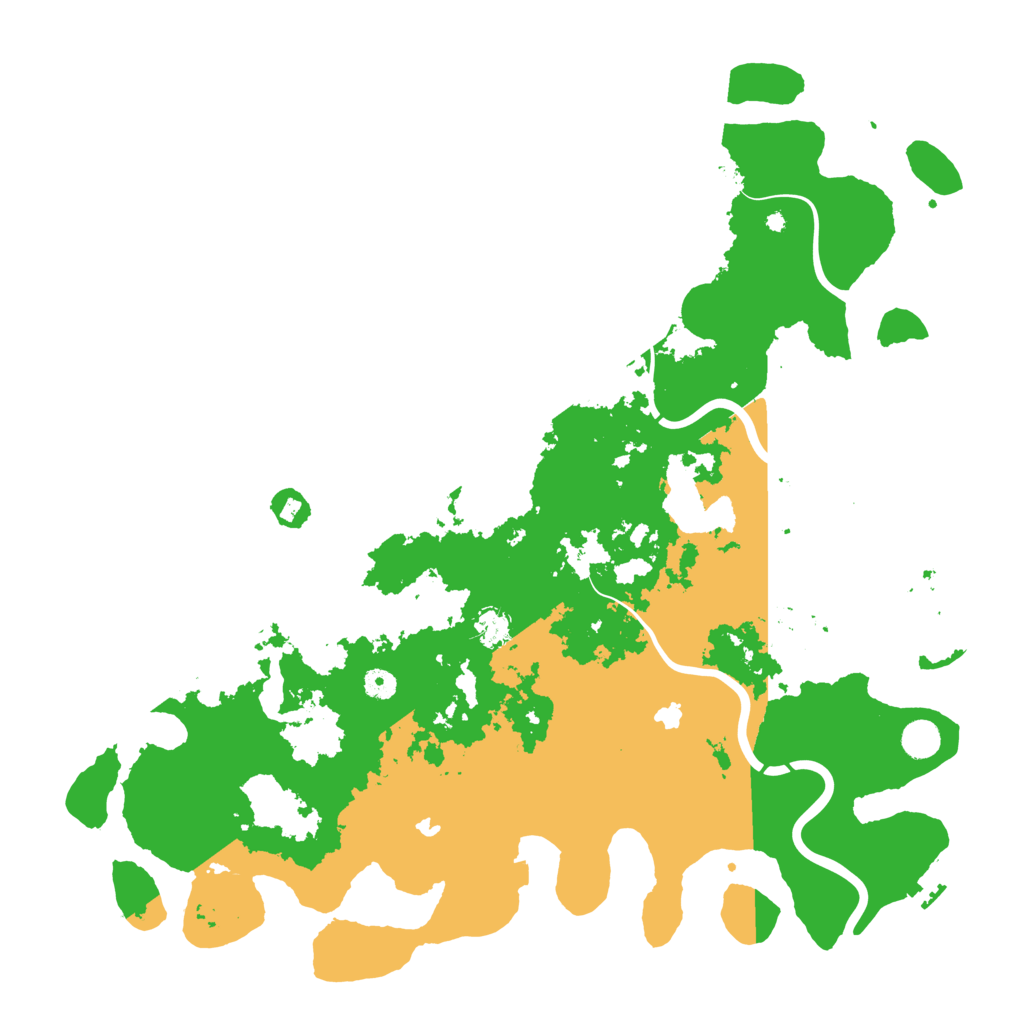 Biome Rust Map: Procedural Map, Size: 4875, Seed: 87654132