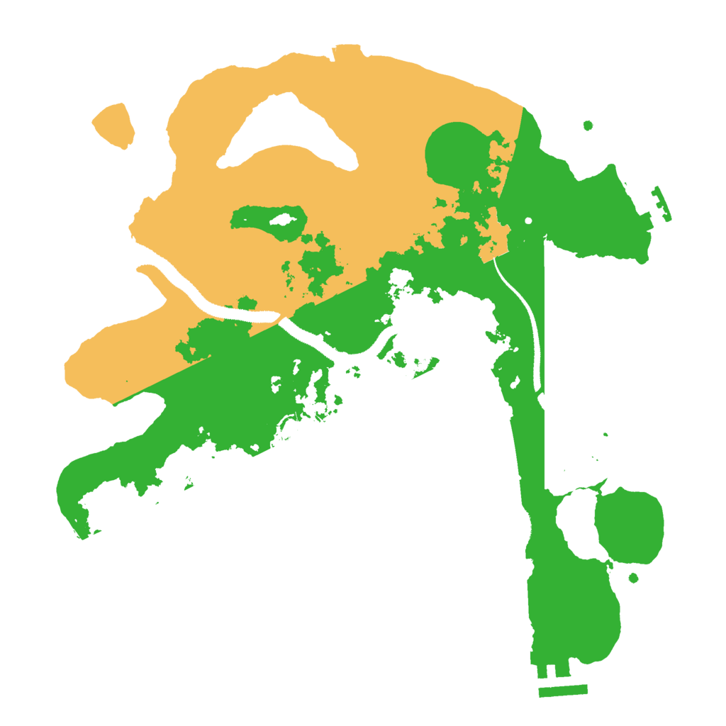 Biome Rust Map: Procedural Map, Size: 3000, Seed: 2025667307