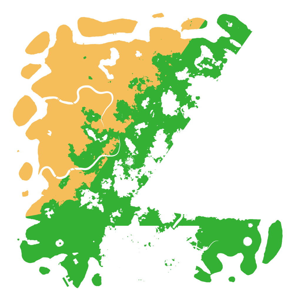 Biome Rust Map: Procedural Map, Size: 6000, Seed: 980238201
