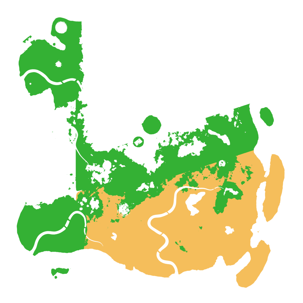 Biome Rust Map: Procedural Map, Size: 4500, Seed: 2044402867