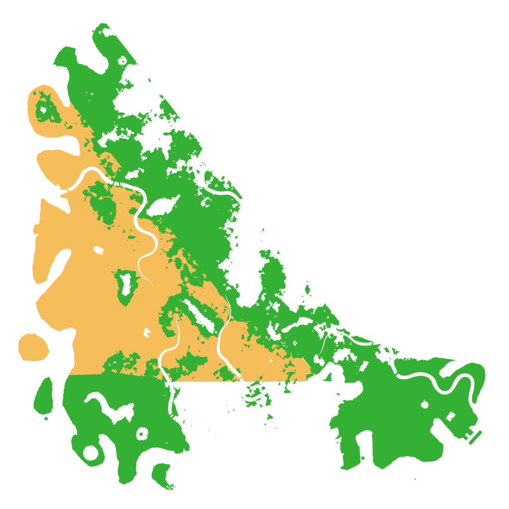 Biome Rust Map: Procedural Map, Size: 6000, Seed: 187452853