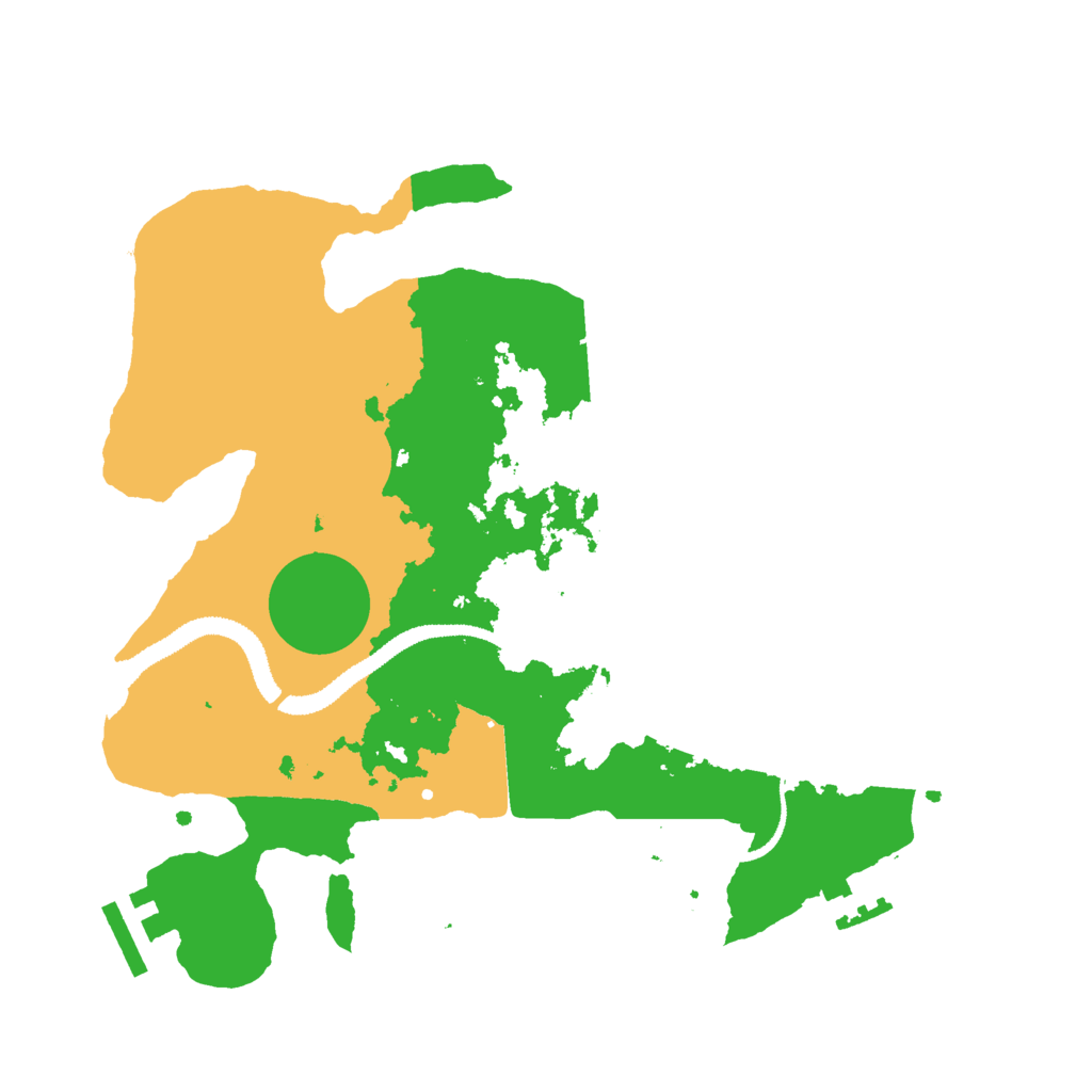 Biome Rust Map: Procedural Map, Size: 2850, Seed: 54916319