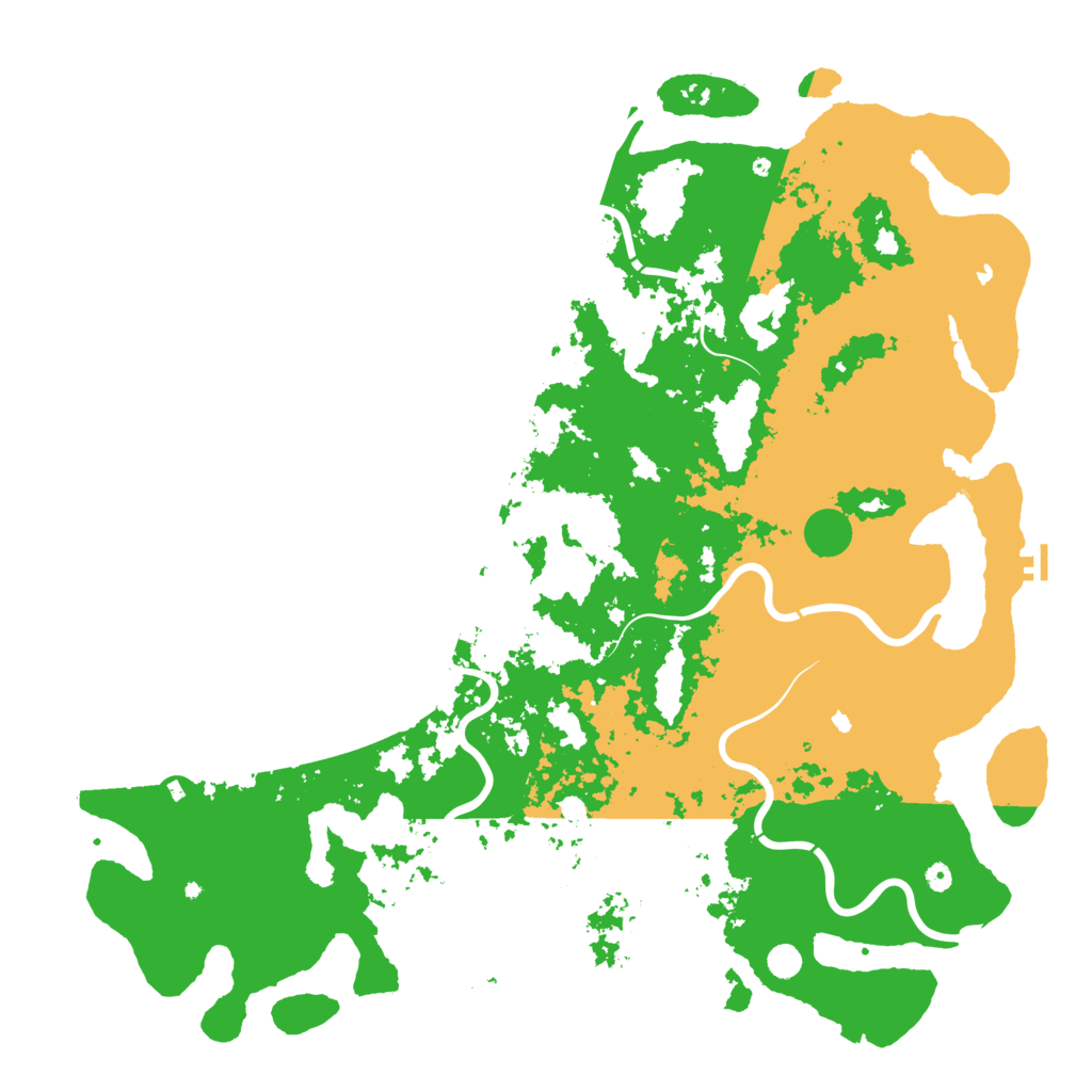 Biome Rust Map: Procedural Map, Size: 6000, Seed: 1104717858