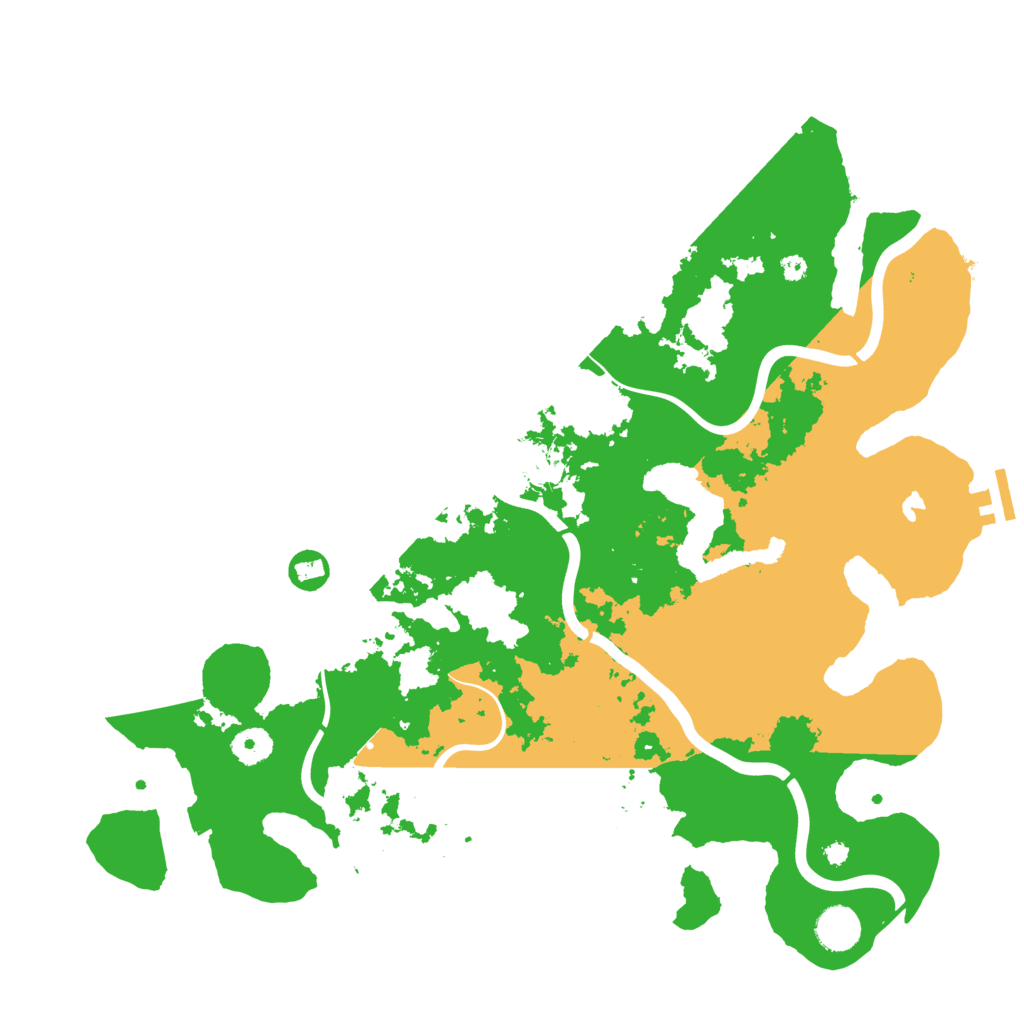 Biome Rust Map: Procedural Map, Size: 4000, Seed: 1253599300